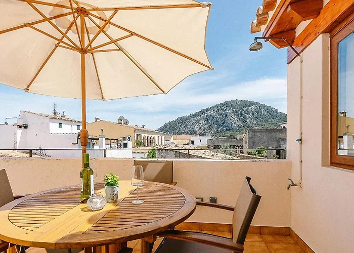 Townhouse With Puig De Maria View By Homevillas360 Feriehus Pollença